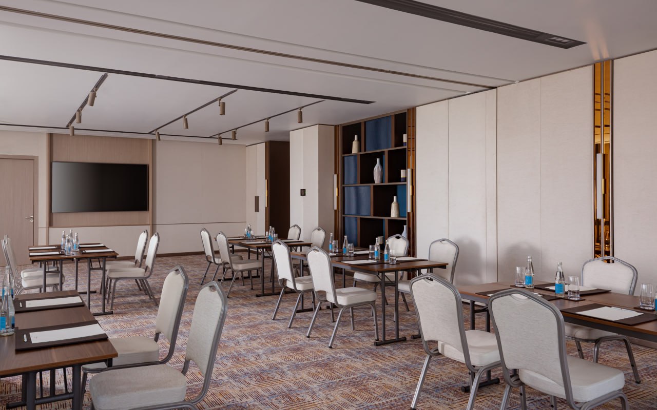 InterContinental Tashkent, the Istanbul room in classroom set-up